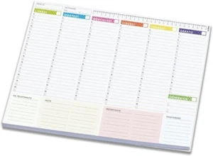 - Planner Settimanale 2025 Da Scrivania A4 - Planning Da Tavolo Perpetuo Da 52 F - Foto 1 di 9