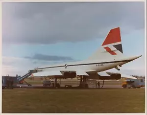 BRITISH AIRWAYS CONCORDE G-BBDG LARGE VINTAGE ORIGINAL MANUFACTURERS PHOTO 16 BA - Picture 1 of 2