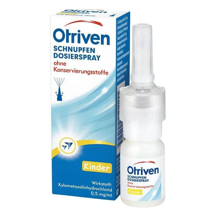 Otriven 0,05 % Nasenspray (Dosierspray) ohne Konservierungsstoffe für Kinder · 1
