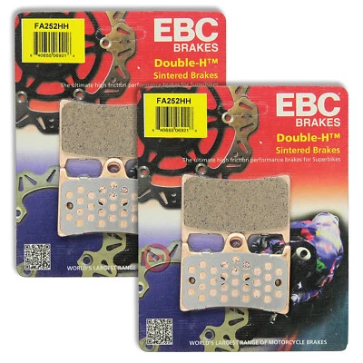 PLAQUETTES DE FREIN Antérieures Sinter EBC FA252HH Yamaha YZF R1 1000 2000 2001 Foto 1 de 4