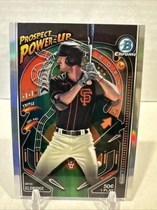 2024 Bowman Chrome Refractor Insert Prospect Power-Up PP-19 Bryce Eldridge - Picture 1 of 2