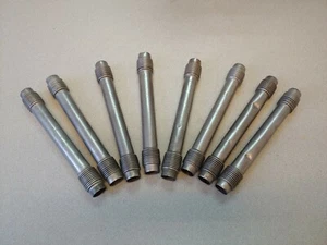 SET OF 8 USED VINTAGE ORIGINAL VW BEETLE TRANSPORTER GHIA EARLY PUSH ROD TUBES 4 - Picture 1 of 6