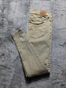American Eagle Super Super Stretch X Hi-Rise Jegging Gr. 2 Regular Beige - Bild 1 von 11