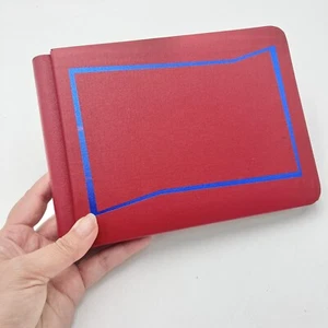 Creative Memories CM Scrapbook Flex Hinge Album 5x7 Jazzy Red Blue Foil w/Pages - Picture 1 of 10