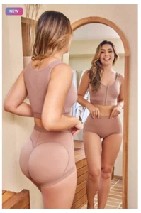 BUTT LIFT PADDED LIFTED SHAPER PANTY TUMMY SLIMMING CONTROL BOY SHORTS PANTY - Picture 1 of 10