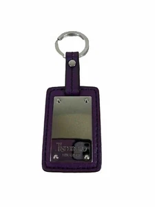 Tignanello Leather Key Chain Ring Hang Tag Fob Charm Purple Unused - Picture 1 of 5