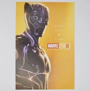 Marvel Black Panther Postcard MCU South Korea 4x6 More Than a King - Bild 1 von 2