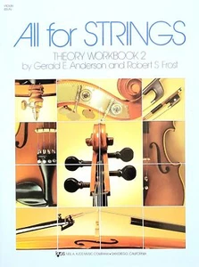 All For Strings Theory Work Book 2 Violin - Picture 1 of 3