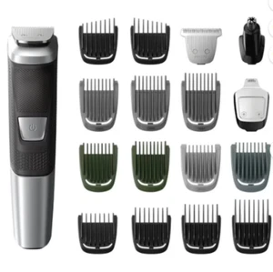 Philips Norelco Multigroom Series 5000 (MG5750/49) 18 Piece, Beard Face, Hair, B - Picture 1 of 7