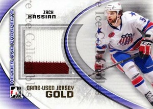 2011-12 ITG Heroes and Prospects Jersey Gold #46 Zack Kassian