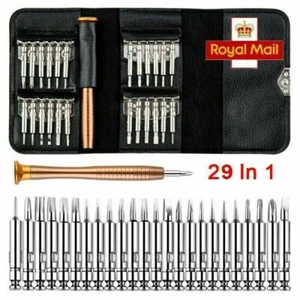 29 IN 1 SCHRAUBENDREHER SET HANDY REPARATUR WERKZEUGSATZ FÜR IPHONE 4 5 6 IPOD IPAD - Bild 1 von 12