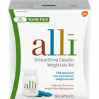 Alli Diet Weight Loss Pills Orlistat 60mg Capsules Starter Pack    EXP 8/23