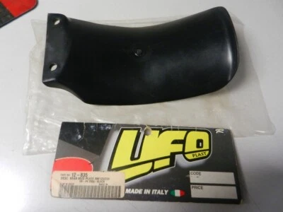 NOS UFO Plast Black Rear Mud Plate Fits: Suzuki RM125 RM250 12-835 - Изображение 1 из 4