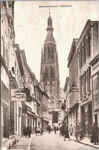 Postal vintage de los Países Bajos Breda Karrestraat B130 - Imagen 1 de 2