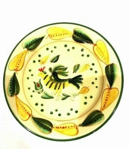 Temp-Tations 4-Dessert Plates by Tara BIRDS OF PARADISE 6 1/2" D Ceramic Dish - Picture 1 of 6