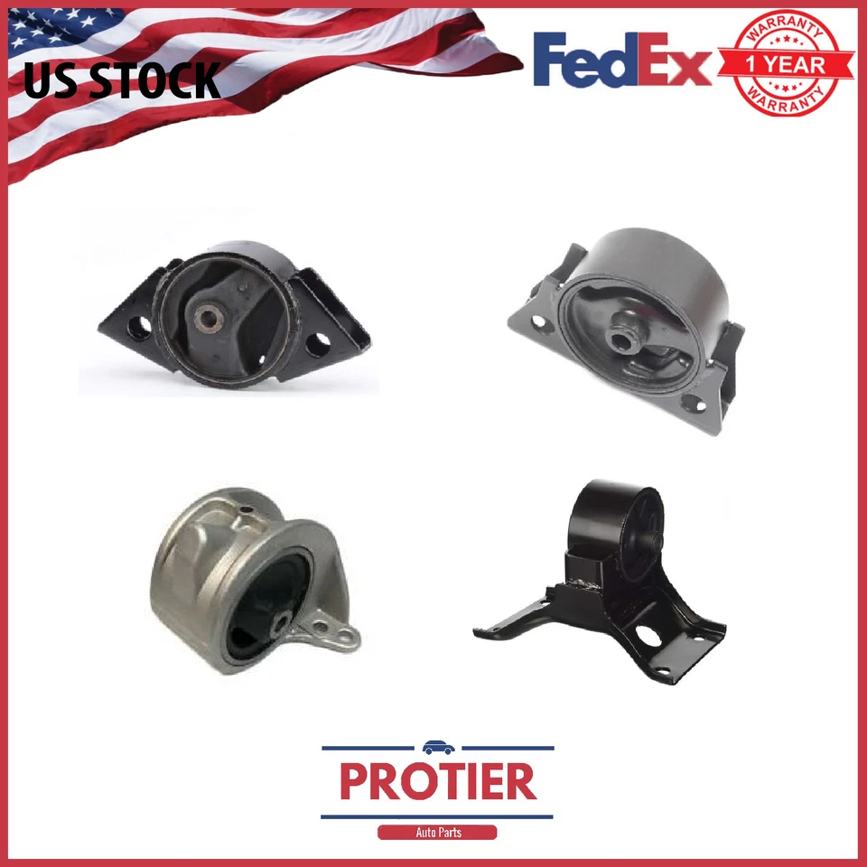 Motor & Trans Mount 4PCS conjunto para 1999-2002 Infiniti G20 2.0L para Trans automático - Imagem 1 de 4