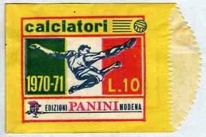 BUSTINA CALCIATORI PANINI 1970-71 1971 A SACCHETTO VUOTA PERFETTA RETRO DIFFEREN - Foto 1 di 2