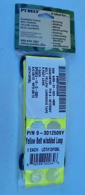US Army Yellow Luminous Tape Reflective Safety High Visibility  Belt With Loop - Image 1 of 2