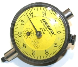 Federal Dial .01mm Indicator W/ Revolution Counter Model P6I - Picture 1 of 2