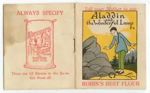 c1915 Salina Kansas Robin's Best Flour - Aladdin & Wonderful Lamp children bklt - Picture 1 of 3