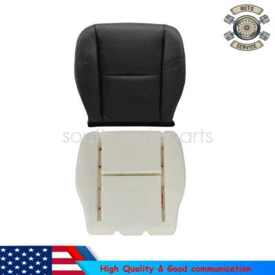 Driver Bottom Leather Seat Cover Black Foam Cushion For 07-14 Cadillac Escalade Foto 1 de 4