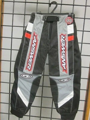 NOS Vintage Answer 2001 Team 2 Racing Competition Motocross VMX 男孩裤子 — 第 1/4 张图片