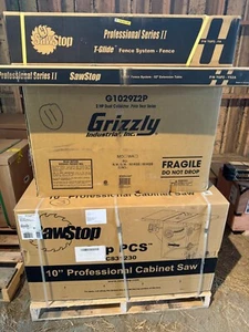 Grizzly/DeWalt-complete woodworking shop tools. All new in crates/boxes. - Picture 1 of 7