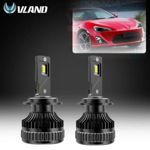 Vland D2S D2R D2H LED Headlight Bulb 6000K/set High low beam Heavy Duty Kit - Picture 1 of 10