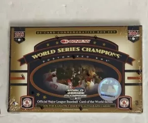 2004 Donruss Boston Red Sox World Series Champion Factory Sealed Baseball Set - Bild 1 von 3
