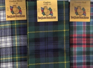 Scarf Clan Gordon Tartan Scottish Wool Plaid - Picture 1 of 6