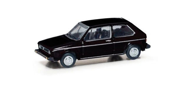 Herpa 066600-003 - 1/120 Volkswagen (VW) Golf I (Spur TT), schwarz - Neu - Bild 1 von 1