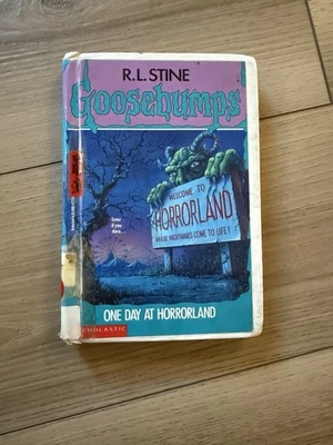 Goosebumps #16 One Day In Horrorland - Hardcover Ex-Library, R.L Stine - image 1 of 4