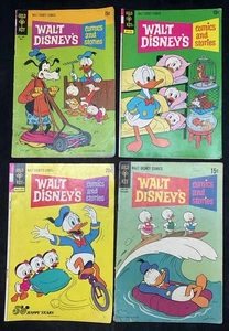 Lote de 4 cómics. Cómics e historias de Walt Disney Gold Key Stk#9Z@126Z - Imagen 1 de 14