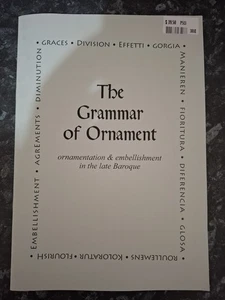 The Grammar of Ornament - Alto Recorder Sheet music - Picture 1 of 4