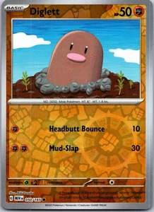 Diglett SV: Scarlet & Violet 151 050/165 - Reverse Holo - Picture 1 of 2
