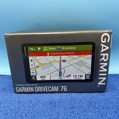 Garmin DriveCam 76 7" GPS Navigator with Built-In Dash Cam 010-02729-00 - Image 1 of 4