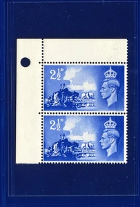 SGC2 1948 21/2d Ultramarine CI Liberation Crown Flaw QCom13a MNH Cat £50 podj - Imagen 1 de 3
