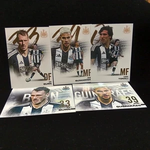 Futera Newcastle United Football Karten Bruno Dan Burn Tonali Field Level - Bild 1 von 1