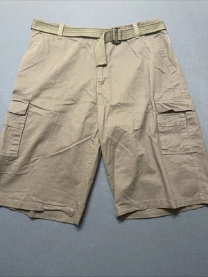 NUEVO CON ETIQUETAS POLO RALPH LAUREN Hombres Algodón Clásico Carga Pantalones Cortos Cinturón Verde Oliva 42 Foto 1 de 4