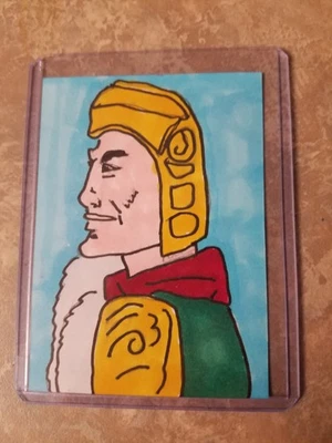 Bible Story Famous Artist: Artist Trading Card ACEO Original Artwork  - Image 1 of 2