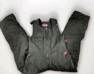 Duratrak Snow Bibs Herren S schwarz Thermolite Thermo Latzhose Ski Snowboard Pan - Bild 1 von 10