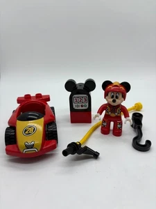 LEGO DUPLO 10843 Disney Mickey Racer Car Pit Stop Set con Minifigura - Imagen 1 de 3