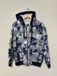 LRG Lifted Research Group Jacke Herren S/M AOP Full Zip Flagge Hoodie Y2K Skate - Bild 1 von 9