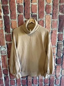 Nap Loungewear Womens Brown Long Sleeve Mock Neck Pullover Sweater Size Small - Picture 1 of 2