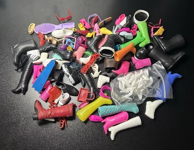 Vintage to NOW~ Barbie Ken & Friends ~BOOTS & SHOES Lot B~ Pairs Singles DAMAGED - Image 1 of 4
