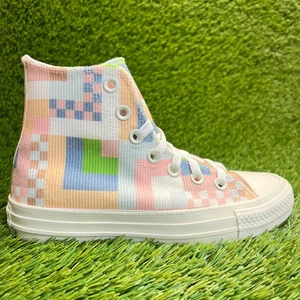 Scarpe da ginnastica Converse Chuck Taylor All Star Hi donna taglia 5 rosa blu sneaker - Foto 1 di 10