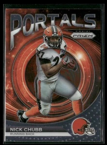2023 Panini Prizm #PO-9 Nick Chubb Portals - Picture 1 of 2