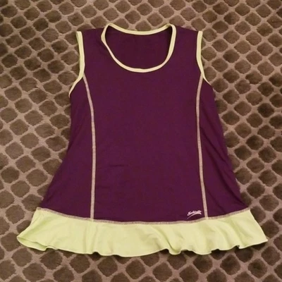Tanque de entrenamiento Sofibella morado y verde talla S Foto 1 de 4