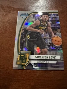 2024/25 Bowman University Chrome Basketball 1st Langston Love #50 Refractor - Picture 1 of 2