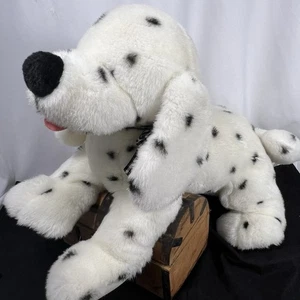 Gund Yappy Dalmatiner Welpe Hund Plüschtier Stofftier 19 Zoll lang weiß schwarze Punkte - Bild 1 von 17